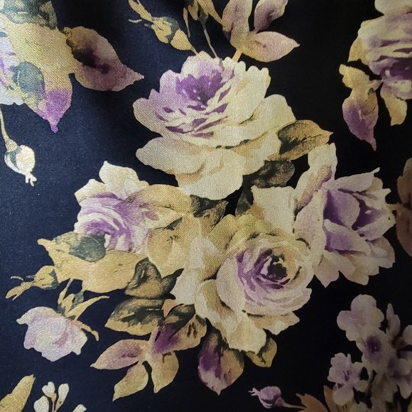 Eliza J Dress, Floral One-shoulder Navy-Blue, Size 12, NEW with TAG - Picture 8 of 12